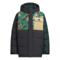 adidas Winter-Daunenjacke Allover Print Block grün Kinder